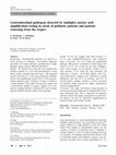 Research paper thumbnail of Gastrointestinal pathogens detected by multiplex nucleic acid amplification testing in stools of pediatric patients and patients returning from the tropics