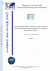 Research paper thumbnail of Transitional Labour Markets, from theory to policy application. Can transitional labour markets contribute to a less traditional gender division of labour ?