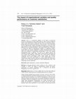 Research paper thumbnail of The impact of organisational variables and quality performance on customer satisfaction