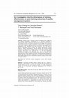 Research paper thumbnail of An investigation into the dimensions of training effectiveness on post training outcomes of quality management system