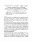 Research paper thumbnail of Precoding Based Peak-to-Average Power Ratio Reduction for Optical OFDM demonstrated on Compatible Single-Sideband Modulation with Direct Detection