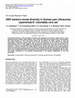 Research paper thumbnail of SSR markers reveal diversity in Guinea yam (Dioscorea cayenensis/D. rotundata) core set