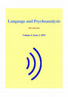 Research paper thumbnail of Language and Psychoanalysis Volume 4 Issue 2 (2015)