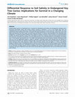 Research paper thumbnail of Differential Response to Soil Salinity in Endangered Key Tree Cactus: Implications for Survival in a Changing Climate