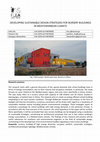 Research paper thumbnail of Developing sustainable design strategies for nursery buildings in Mediterranean climate