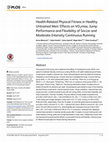 Research paper thumbnail of Health-Related Physical Fitness in Healthy Untrained Men: Effects on VO2max, Jump Performance and Flexibility of Soccer and Moderate-Intensity Continuous Running