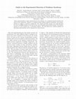 Research paper thumbnail of Limits to the experimental detection of nonlinear synchrony