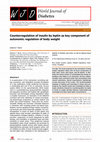 Research paper thumbnail of Counterregulation of insulin by leptin as key component of autonomic regulation of body weight