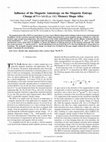 Research paper thumbnail of Influence of the Magnetic Anisotropy on the Magnetic Entropy Change of Ni_{2}Mn(Ga,Bi) Memory Shape Alloy