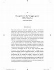 Research paper thumbnail of Recognition in the struggle against global injustice