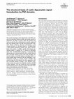 Research paper thumbnail of The structural basis of cyclic diguanylate signal transduction by PilZ domains