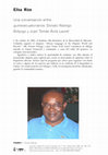 Research paper thumbnail of Una conversación entre guineoecuatorianos: Donato Ndongo Bidyogo y Juan Tomás Ávila Laurel