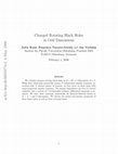 Research paper thumbnail of Charged rotating black holes in odd dimensions