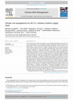 Research paper thumbnail of CRM Langholtz et al 2014 Climate risk management biofuel supply chain