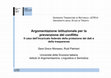 Research paper thumbnail of Argomentazione istituzionale per la prevenzione del conflitto Il caso dell'Incaricato federale della protezione dei dati e della trasparenza