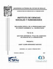 UNIVERSIDAD AUTÓNOMA DEL ESTADO DE HIDALGO INSTITUTO DE CIENCIAS SOCIALES Y HUMANIDADES Cover Page