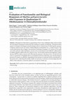 Research paper thumbnail of Evaluation of Functionality and Biological Responses of Mytilus galloprovincialis after Exposure to Quaternium-15 (Methenamine 3-Chloroallylochloride