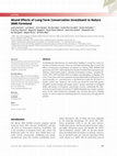 Research paper thumbnail of Mixed effects of long-term conservation investment in Natura 2000 farmland