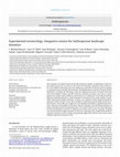 Research paper thumbnail of Experimental socioecology: Integrative science for Anthropocene landscape dynamics