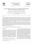 Research paper thumbnail of Source parameters of the ML 4.1 earthquake of November 08, 2006, southeast Beni-Suef, northern Egypt