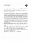 Research paper thumbnail of Solar forcing and secular variability of the surface temperature during the last millennium in the IPSLCM4_v2 climate model