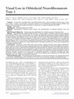 Research paper thumbnail of Visual Loss in Orbitofacial Neurofibromatosis Type 1