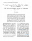 Research paper thumbnail of Phonological Awareness and Rapid Naming Skills of Children with Reading Disabilities and Children with Reading Disabilities Who Are At Risk for Mathematics Difficulties