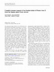 Research paper thumbnail of Complete genome sequence of an Iranian isolate of Potato virus X from the legume plant Pisum sativum