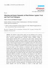 Research paper thumbnail of Silencing and innate immunity in plant defense against viral and non-viral pathogens