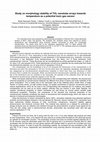 Research paper thumbnail of Study on morphology stability of TiO 2 nanotube arrays towards temperature as a potential toxic gas sensor