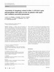 Research paper thumbnail of Association of autophagy-related 16-like 1 (ATG16L1) gene polymorphism with sepsis severity in patients with sepsis and ventilator-associated pneumonia