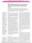 Research paper thumbnail of MEFV mutations affecting pyrin amino acid 577 cause autosomal dominant autoinflammatory disease