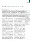 Research paper thumbnail of Vitamin D and solar ultraviolet radiation in the risk and treatment of tuberculosis