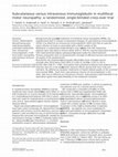 Research paper thumbnail of Subcutaneous versus intravenous immunoglobulin in multifocal motor neuropathy: a randomized, single-blinded cross-over trial