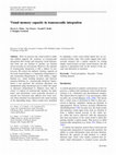 Research paper thumbnail of Visual memory capacity in transsaccadic integration