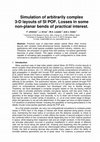 Research paper thumbnail of Simulation of arbitrarily complex 3-D layouts of SI POF. Losses in some non-planar bends of practical interest