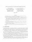 Research paper thumbnail of Extremal properties of polynomial threshold functions