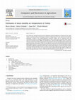 Research paper thumbnail of Estimation of mean monthly air temperatures in Turkey