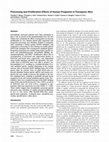 Research paper thumbnail of Processing and proliferative effects of human progastrin in transgenic mice