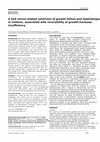 Research paper thumbnail of A new stress-related syndrome of growth failure and hyperphagia in children, associated with reversibility of growth-hormone insufficiency