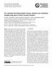 Research paper thumbnail of SO<sub>2</sub> emissions from Popocatépetl volcano: emission rates and plume imaging using optical remote sensing techniques