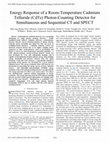 Research paper thumbnail of Energy response of a room-temperature cadmium telluride (CdTe) photon-counting detector for simultaneous and sequential CT and SPECT