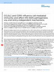 Research paper thumbnail of CCL3L1 and CCR5 influence cell-mediated immunity and affect HIV-AIDS pathogenesis via viral entry-independent mechanisms