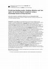 Research paper thumbnail of Predicting binding modes, binding affinities and ‘hot spots’ for protein-ligand complexes using a knowledge-based scoring function