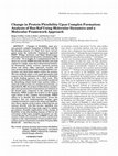 Research paper thumbnail of Change in protein flexibility upon complex formation: analysis of Ras-Raf using molecular dynamics and a molecular framework approach