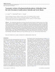 Research paper thumbnail of Taxonomic revision of buchanosteoid placoderms (Arthrodira) from the Early Devonian of south-eastern Australia and Arctic Russia