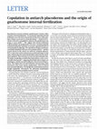 Research paper thumbnail of Copulation in antiarch placoderms and the origin of gnathostome internal fertilization