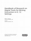 Research paper thumbnail of Handbook of Research on Digital Tools for Writing Instruction in K-12 Settings