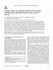 Research paper thumbnail of Galactic cosmic ray radiation hazard in the unusual extended solar minimum between solar cycles 23 and 24