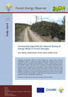 Research paper thumbnail of Forecasting Algorithm for Natural Drying of Energy Wood in Forest Storages